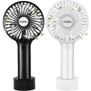 1-Pack Upgraded 5000mAh Portable Handheld Fan 3 Speed Mini USB Strong Wind 7-20 Hours Runtime Personal Electric for Travel Office Outdoor