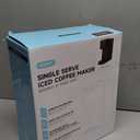 Tastyle Single Serve Coffee Maker for K Cup, Ground and Tea Leaves, Hot and Iced Coffee Machines with Bold Setting, 6 to 16 Oz Brew Sizes, Compact for Small Spaces, Black (2.0 Version)