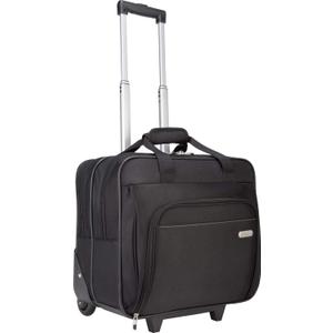 Targus 16 inch Rolling travel laptop case, Black - Travel briefcase and small rolling bag - Spacious foam padded laptop case 16" (TBR003US)