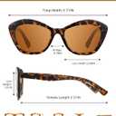 LADEESSE 3 Pack Reader Sunglasses for Women Fashion Cateye Sun Readers Outdoor Reading Glasses UV400 +1.50 Protection