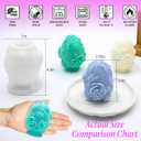 3 x NUXIUNT Easter Egg Silicone Resin Candle Soap Molds for Candle Silicone Holder Mould Wax Scents for Candles Soap Epoxy Resin Making Kit Craft,Soy Paraffin Wax,Beeswax,Easter Home Party Decoration