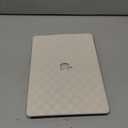 Compatible with MacBook Air 13 Inch 2022 2021-2018 M1 A2337 A2179 A1932, Checkered Textured Cream Leather Hard Shell Case No Logo Cutout & Keyboard Cover for Mac Air 13, Beige