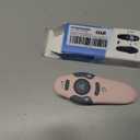 QUI Presentation Clicker Wireless Presenter Remote Clicker for PowerPoint Presentation Remote, PowerPoint Slide Advancer for Mac/Windows/Linux, Google Slide/PPT/Keynote, USB A, Pink