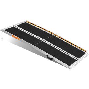 Wheelchair Ramp 5 Feet, Portable Ramps for Wheelchairs for Home, 800LBS Capacity Folding Non-Slip Aluminum Handicap Ramp, Wheel Chair Ramp for Home Steps, Stairs, Doorways, Car, Curbs