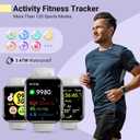 Smartwatch for Women, Compatible with Android & iPhone, 1.8'' Fitness Tracker Watch with Alexa, Call & Notification Alerts, Heart Rate & Sleep Monitor, 120 Sports Modes, Waterproof Watch for Women