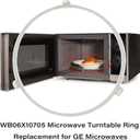 2 x 9.53in WB06X10705 Microwave Turntable Ring Replacement for GE Microwaves,Rotating Ring Roller,Microwave Oven Tray Support,Glass Plate Tray Support Holder