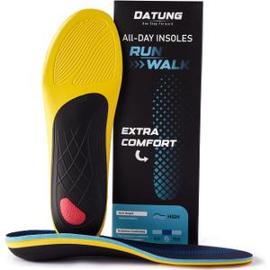 All-Purpose High Arch Support Insoles for Men，230+ lbs Plantar Fasciitis Heavy-Duty Orthotic Inserts for Work Boots & Shoes, Flat Feet Orthotic Insert, Professional Grade Shoes Insoles Size 11-11.5