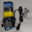 AquaMiracle Aquarium Filter 3-Stage in-Tank Filter Internal Fish Tank Filter Turtle Filter for 40-70 Gallon Fish Tanks with Dual Water Outlet & Aeration