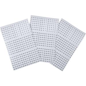 Gardner Bender 42-029 Pocket Wire Marker Booklet, White