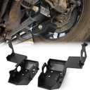 Rear Shock Skid Plate,Back Lower Rock Armor Rear Shock Trailing Arm Skid Plates Guards fit for Ford Bronco 2Doors 4Doors 2020-2024,2PCS