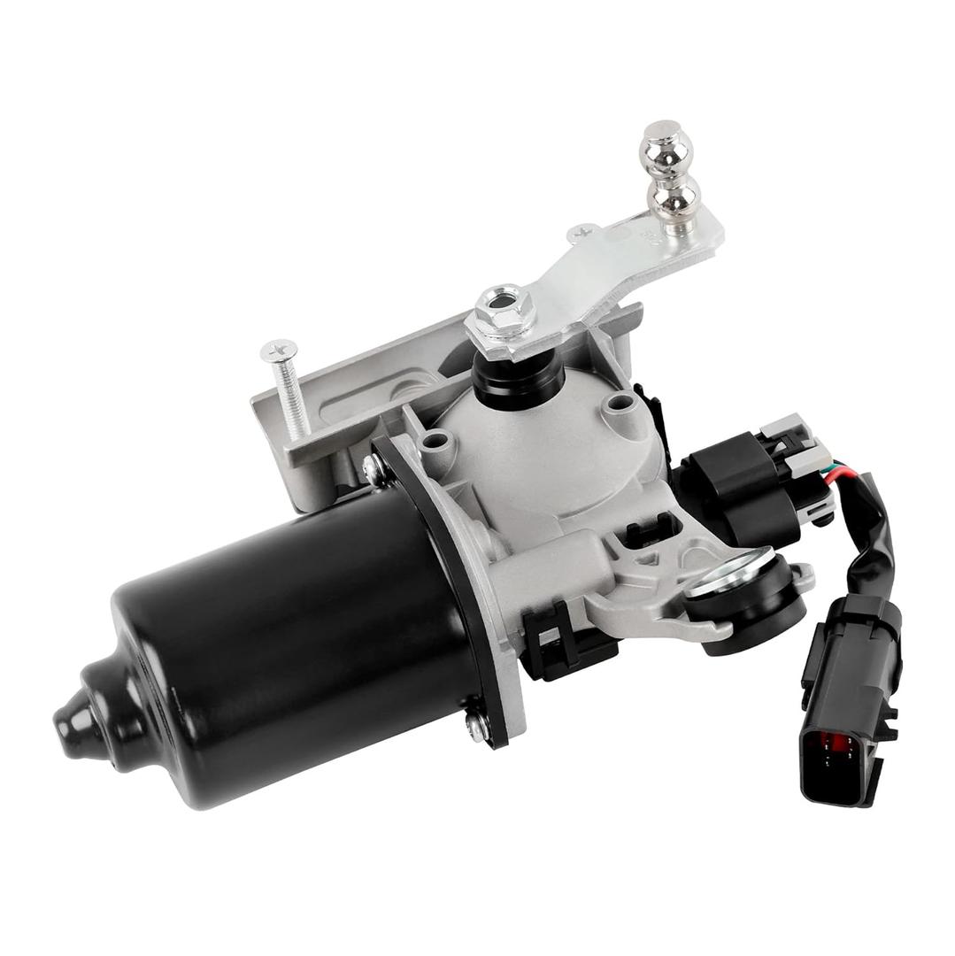 Front Windshield Wiper Motor Compatible with Dodge Ram 1500 2500 3500 4500 5500 3.7L 5.7L 5.9L 6.7L 8.0L 8.3L, 5 Pin Windshield Linkage Wiper Motor Replace 55077098AC 55077098AF 55077098AJ