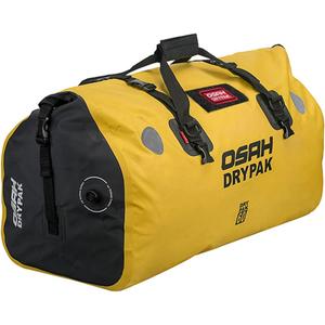 Waterproof Duffel& Luggage Bag - Motorcycle Dry Bag Tail Saddle Bags with Roll Top Closure,Large Storage Space,for Camping, Kayaking, Fishing & Traveling(Yellow, 60L)