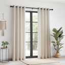 Zeerobee Curtain Rods for Windows 48 to 84, 1 Inch Adjustable Heavy Duty Black Curtain Rod, Outdoor Indoor Room Divider Modern Drapery Pole, 48-86"