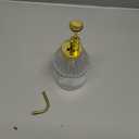 Glass Coffee Syrup Dispenser 10oz, Syrup Bottles with Ribbed Design, Gold Syrup Pump, Coffee Bar Accessories, Honey Dispenser