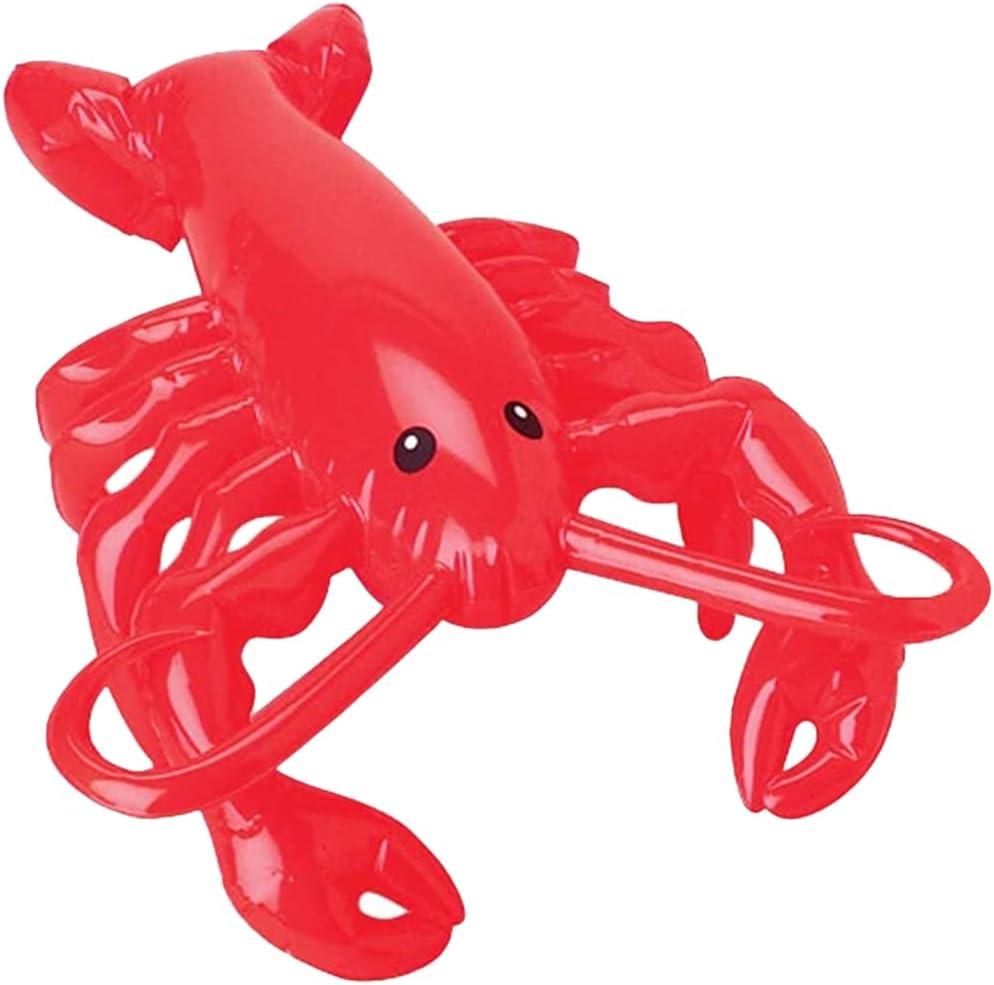 ArtCreativity Lobster Inflate, 1 PC, Animal Party Decorations and Supplies, Blow-Up Lobster Inflate for Animal Birthday Party Favors, Pool Party Float, and Game Prize for Kids