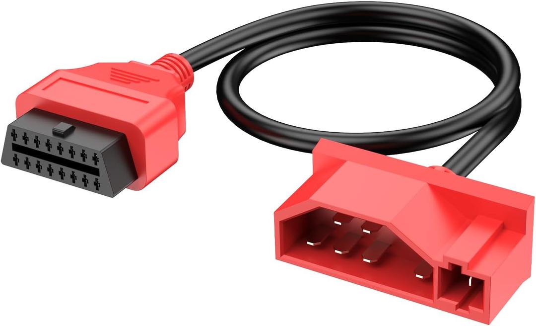 Autel 7 Pin OBD1 to OBD2 Adapter Cable for Ford, 7Pin OBD1 to 16 Pin OBD2 Diagnostic Cable, Fit for Ford Vehicles with 7Pin Port, Work with Scan Tool and Code Reader Autel 7 Pin OBD1 to OBD2 Adapter Cable for Ford, 7Pin OBD1 to 16 Pin OBD2 Diagnostic Cable, Fit for Ford Vehicles with 7Pin Port, Work with Scan Tool and Code Reader