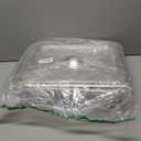 3 Pcs Stainless Steel Bus Tubs with Lid 4" Deep Meat Commercial Tote Box 17.7 x 13.7 Inch Silver Table Pans Dishwashing Utility Prep Tub for Daily Household Tasks, Restaurant Services