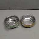 ShineMe Baby Bowls 2 Pack, Stainless Steel Bowls for Kids with Detachable Thick Colored Silicone Shell, Unbreakable Toddler Bowls for Soup, Cereal, Snack... (2pack Yellow and Green)