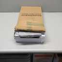 Elevated Dog Bowls for Medium Size Dogs with Mat, Non-Slip Dog Feeder with 1*Stainless Steel Dishes & 1*Slow Feeder Bowl, 5 Heights Adjustable Raised Bowls for 3.15-8.66-9.84-11.02-12.2 (White)