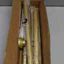 ENJOYBASICS Gold Shower Curtain Rod 30 to 76 Inches, 1 Inch Stainless Steel Adjustable Spring Tension Rods No Drill for Bathroom, Closet, Window, Room Divider, Never Rust, Non Slip