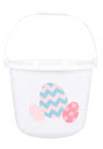 Holiday Home Pink Bunny & Eggs Easter Bucket, 3 pk