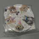 41 Pieces Dog Birthday Party Supplies, Puppy Party Tableware for Kids Party Decorations Includes 20 Plates 20Napkins and 1 Tablecloth for Puppy Theme Party Supplies