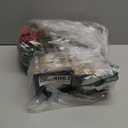 Baquler 2 Pcs Christmas Decorative Lantern LED Christmas Lantern 14" Bronze Vintage Flameless Hanging Candle Lanterns Xmas Centerpieces for Tables Indoor Outdoor Porch Decor (Black Red Plaid)