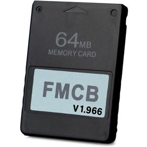 PS2 FMCB Free McBoot Card v1.966 Meory Card 64 MB for PS2 - Plug and Play PS2 Memory Card -Runs Games in USB Disk or Hard Disk