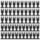 FORCA Multi Tool Blades Kits, 105 Pcs Universal Oscillating Tools Saw Blades for Wood, Fine Tooth Multitool Blades, Durable High Carbon Steel