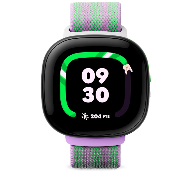 Fitbit Google Ace LTE - Kids Smartwatch with Call, Message, GPS, and Activity-Based Games, Ace Pass Data Plan Required - Spicy - Moovin