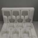 Physkoa Wine Glasses Set 6-18oz-LeadFree Wine Glass with Long Stem,Clear Stemmed Wine Glasses【HandBlown Glassware】 Crystal Wine Gifts for Women Birthday Wedding