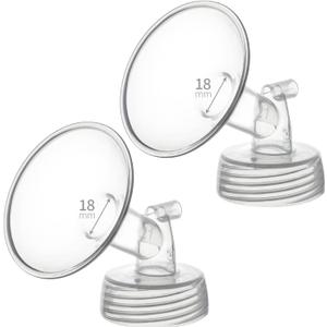 18mm Flanges Compatible with Spectra S2 S1 9 Plus Ameda MYA Motif Luna Breastpumps Replacement to Pump Parts Flange. Compatible with Spectra Parts/Accessories