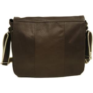 Expandable Messenger Bag, Chocolate, One Size