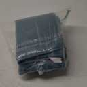 Yimobra Memory Foam Toilet Bath Mat U-Shaped, Commode Contour Rug, Soft and Comfortable, Super Water Absorption, Non-Slip, Thick, Machine Wash and Easier to Dry for Bathroom, 24 X 24, Teal