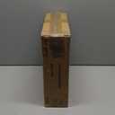 COVLON Drink Table, Carved Table Top Martini Table, Small Side Table, Weighted Base Pedestal Table for Living Room, Bedroom, Bathroom, Gold and Black