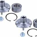 ApplianPar Front Left and Right Side Wheel Hub Bearing Assembly for Honda Accord 2003-2007 Civic 2006-2015 Element 2007-2010 Acura ILX 2013-2018 TL 2004-2008