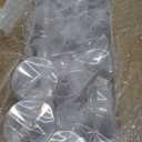 Ciaell 24 Pack Plastic Champagne Flutes - Clear 6 Oz Disposable Champagne Glasses - Square Plastic Toasting Glasses for Party Birthday Anniversary Wedding