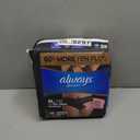 Always Discreet Boutique Incontinence and Postpartum Underwear for Women, Maximum Protection, XL, Black, 16 Count (Pack of 1)