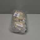 NUOBESTY Light Up Miniature Houses Wooden Christmas Village Decor Holiday Decorations for DIY Christmas Village and Home Dcor 3pcs Light Brown Synthetic Material 5. 11 Inch