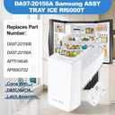 Upgraded DA97-20156A RF28R7201SR RF27T5201SR RF27T5501SR RF28R6201SR Refrigerator Ice Container Compatible with Samsung Ice Tray Replacement DA97-20156B Samsung Ice Bucket RF28HMEDBSR Ice Maker Bin