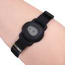 MGZNMTY Armband for Dexcom Stelo, 8" to 19" Adjustable Arm Band for Adhesive Patches Waterproof Accessories, CGM Continuous Glucose Monitor System Transmitter Sensor Cover (Black)