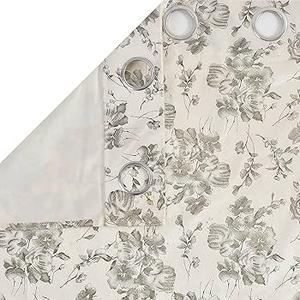PANELSBURG Boho Curtains 2 Panels,Blackout Curtains for Bedroom, Extra Wide Black Out Large Window Linen Curtain Drapes for Sliding Glass Door Living Room,  Width by 90in Length, Cream, 52x84"