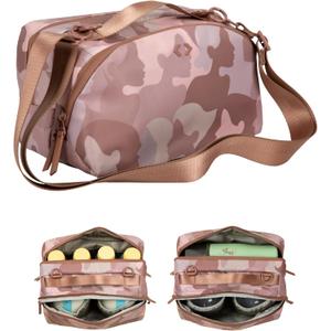 Breast Pump Bag with Cooler - Wearable & Portable Pump Carrying Case - Fits Willow Go, Elvie Stride & Momcozy - Insulated for Breast Milk - Waterproof Interior - Travel & Work Breastfeeding Bag