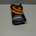 2 x Knee Brace Black for Men Women, Side Double Elastic Supports for Patellar Pad Realign Knee, Maximum Pain Support for Arthritis Pain, Meniscus Tear, Injury Recovery, Exercise Training. Black & Orange