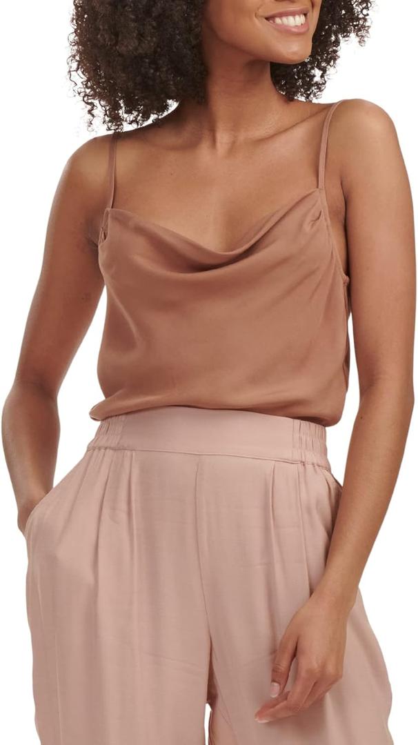 Splendid Women's Chelsea Cowl Tank (Walnut), XS