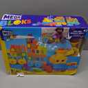 MEGA BLOKS First Builders Toddler Building Blocks Toy Set, ABC Musical Train with 50 Pieces, Music and Sounds, Ages 1+ Years