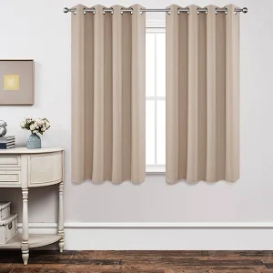 Curtains Blackout  Beige 51 in x 63 in