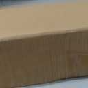 UNISHADES no Drill Cordless Roman Shades for Windows, 33" W 64" H - 100% Blackout - Linen - Beige