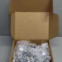 54 Pcs Mini Silver Disco Balls  Hanging Mirror Ornaments for Party, Wedding, Christmas Supplies