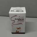 200ML Ceramic Essential Oil Diffuser - Ultrasonic Aromatherapy & Humidifier with 7-Color LED Lights, Auto Shut-Off, Wood Grain Base, 1H/3H/6H Timer | Scent for Home, Office, Yoga